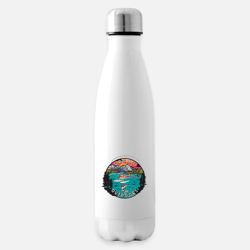 Great Outdoors Wasserflugzeug - Isolierflasche - Weiß