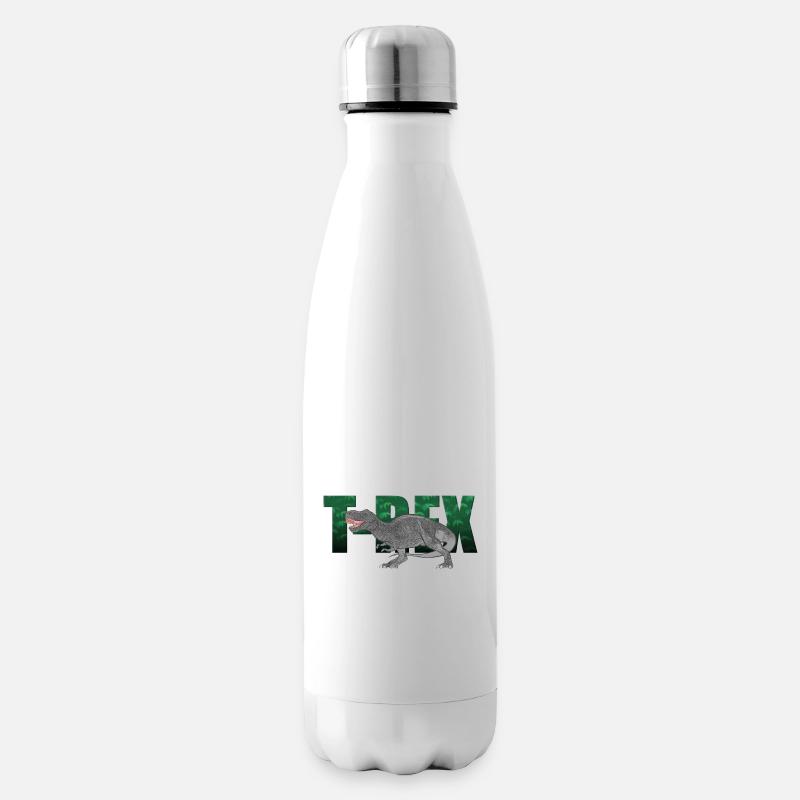 T-rex - Bouteille isotherme - blanc