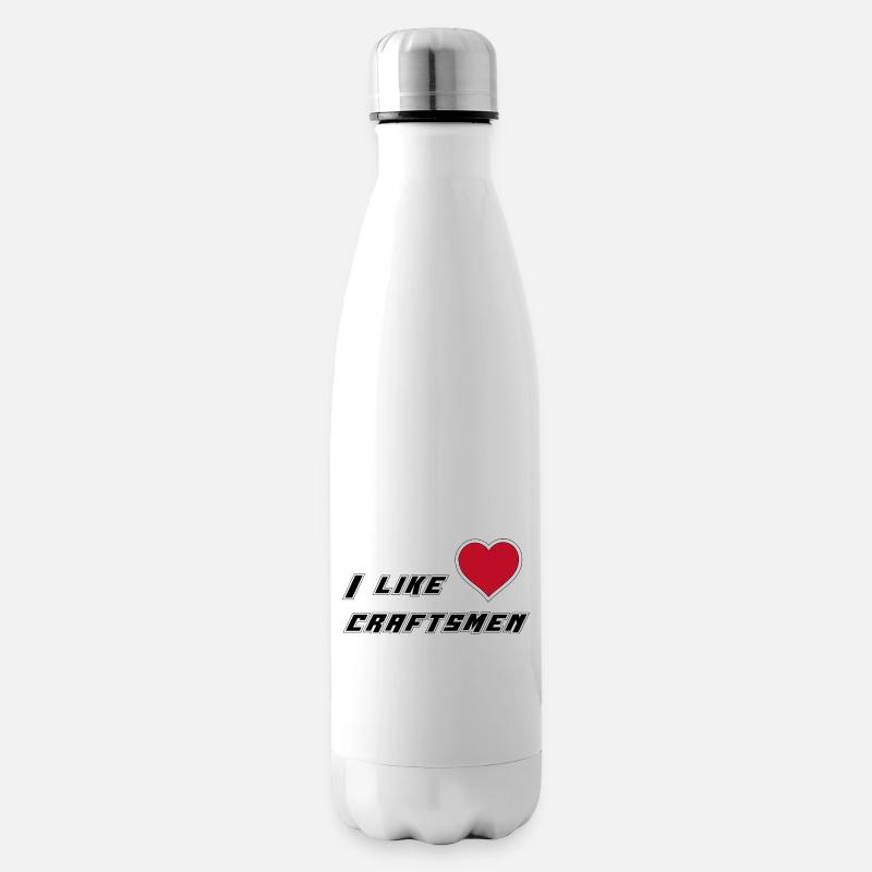 I like craftsmen - Isolierflasche - Weiß