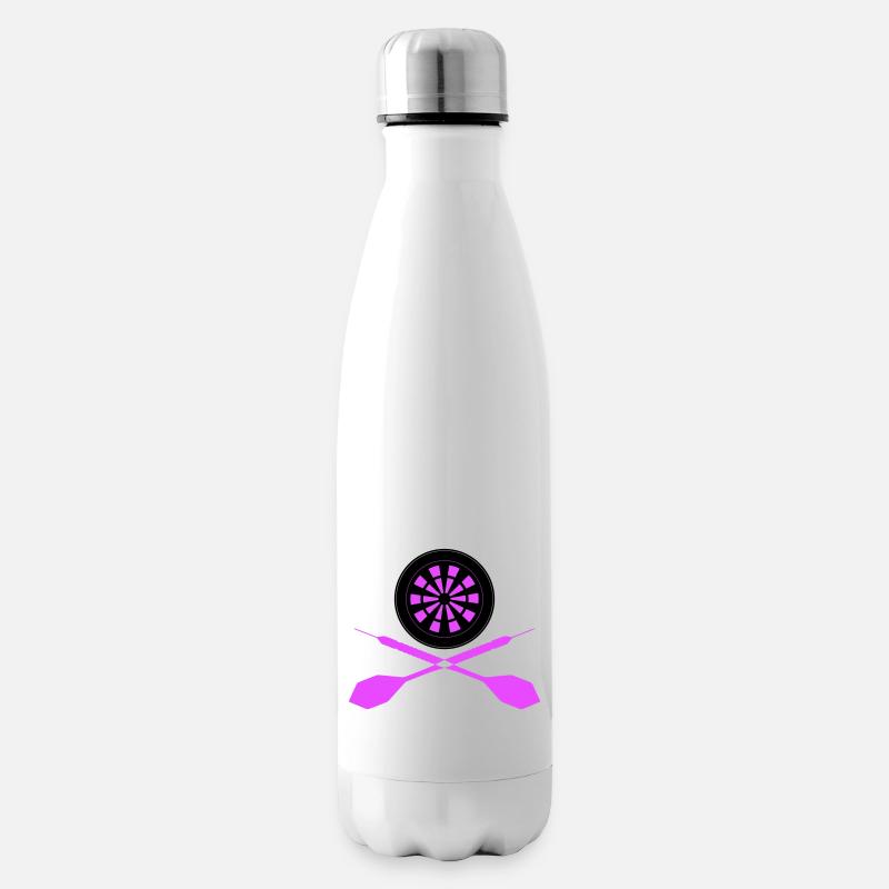 Dart Sport Logo - Isolierflasche - Weiß