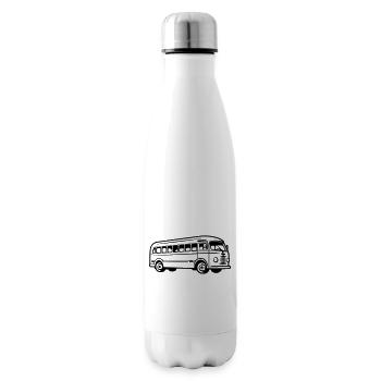Bus - Isolierflasche - Weiß - Rechts