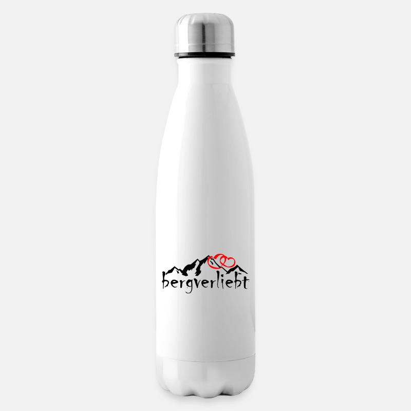Bergverliebt - Isolierflasche - Weiß