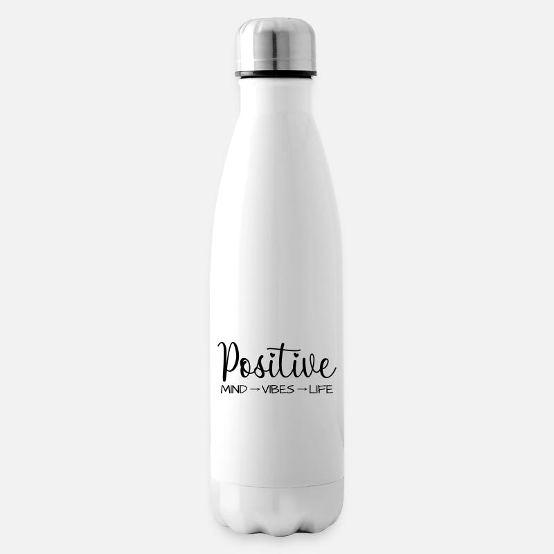 Positive thoughts - Insulated Water Bottle - white