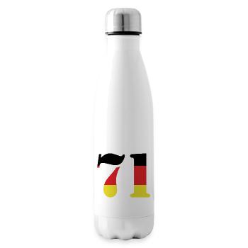 71 Number Jersey Germany - Insulated Water Bottle - white - Right