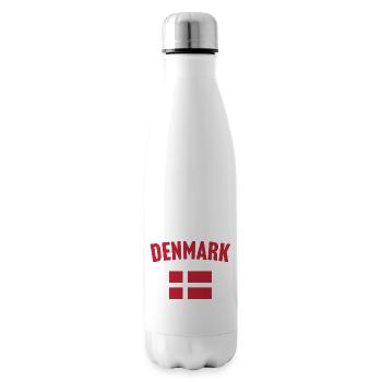 Drapeau du Danemark - Bouteille isotherme - blanc - Droite