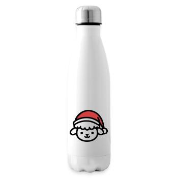 Christmas Cute Sheep - Insulated Water Bottle - white - Right