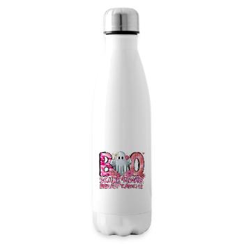 Boo Scare Away Breast Cancer - Insulated Water Bottle - white - Right