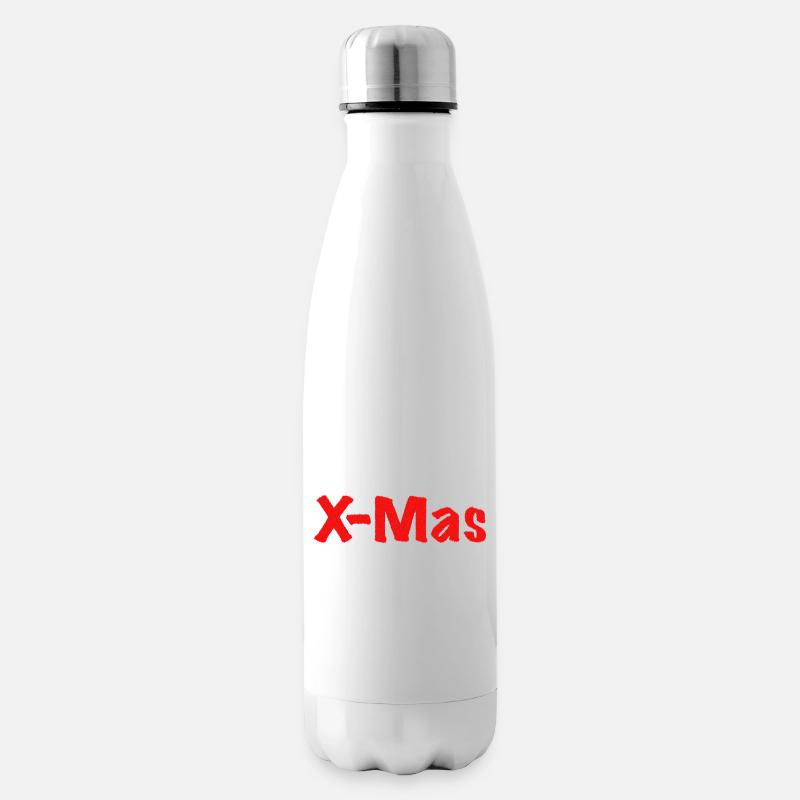 X-Mas - Isolierflasche - Weiß