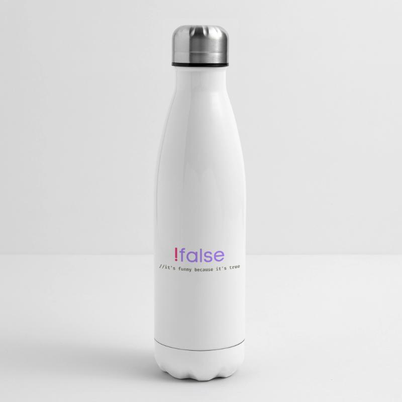 Ifalse Funny Coder Programmierungswortspiel Isolierflasche