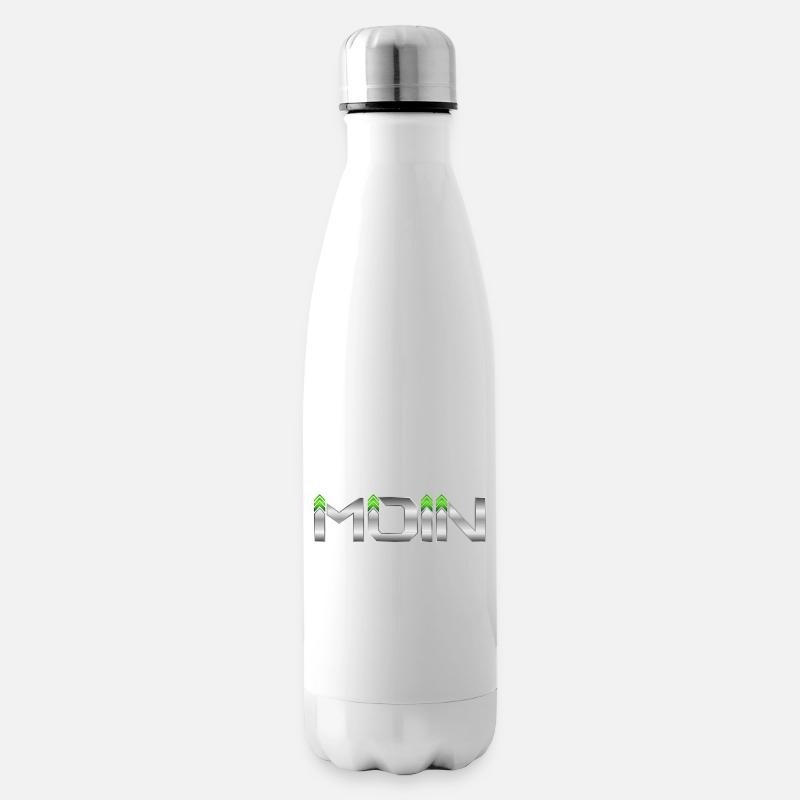 Hello - Insulated Water Bottle - white