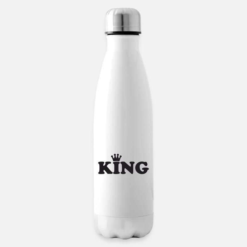 king - Bouteille isotherme - blanc