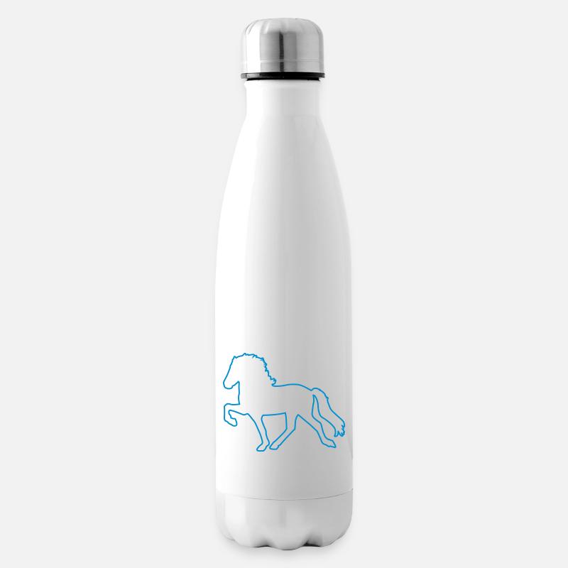 Tölter Outline - Isolierflasche - Weiß