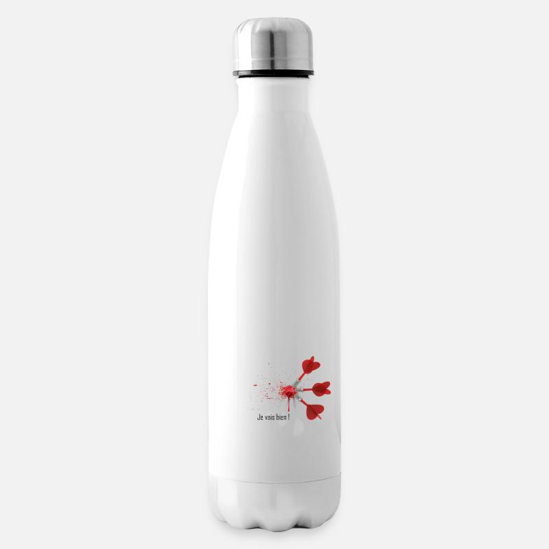 DARTS - Bouteille isotherme - blanc