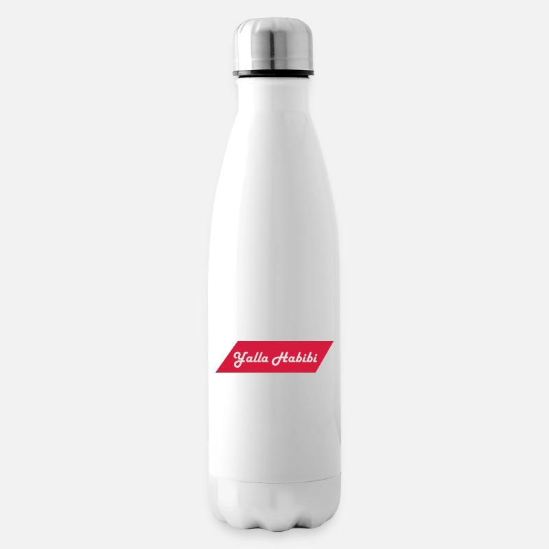Yalla Habibi - Bouteille isotherme - blanc