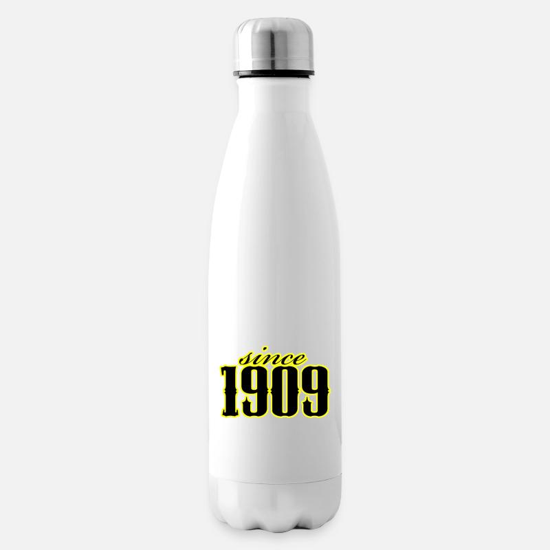 since 1909 (black) - Isolierflasche - Weiß