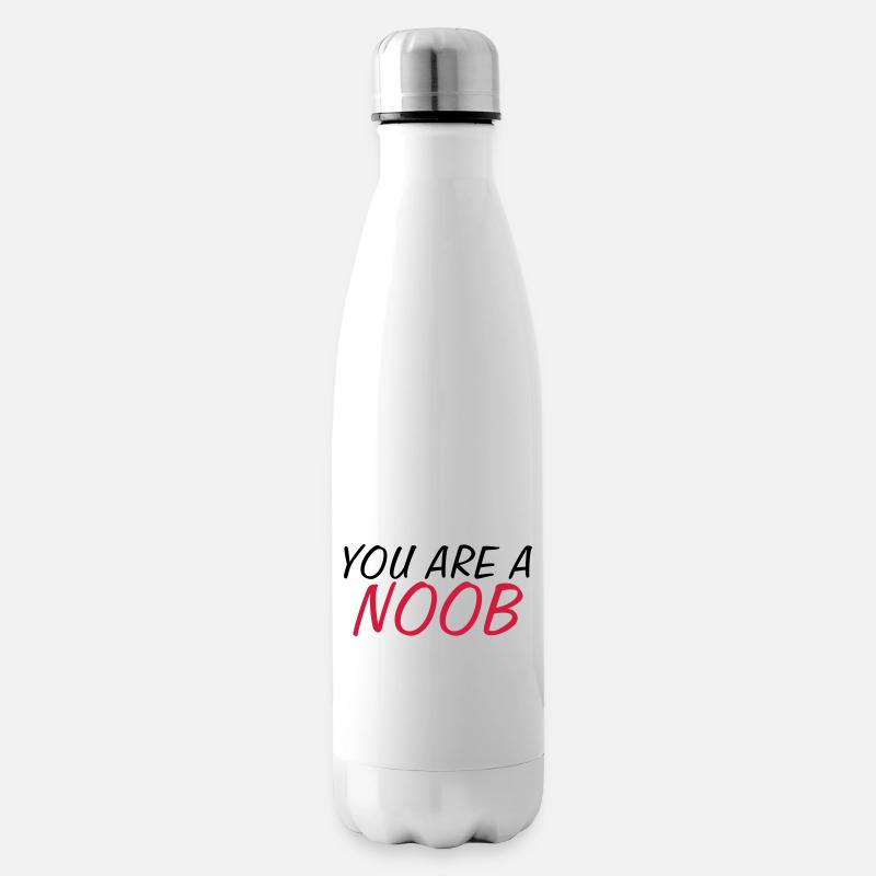Geek - Insulated Water Bottle - white