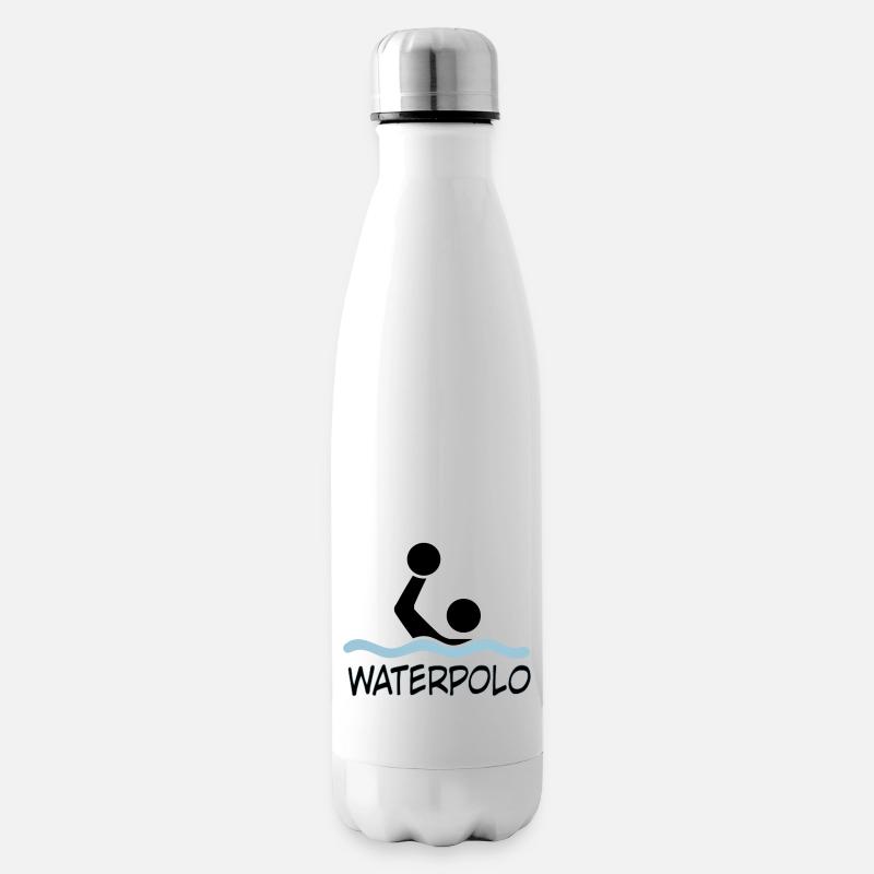 waterpolo - Isolierflasche - Weiß