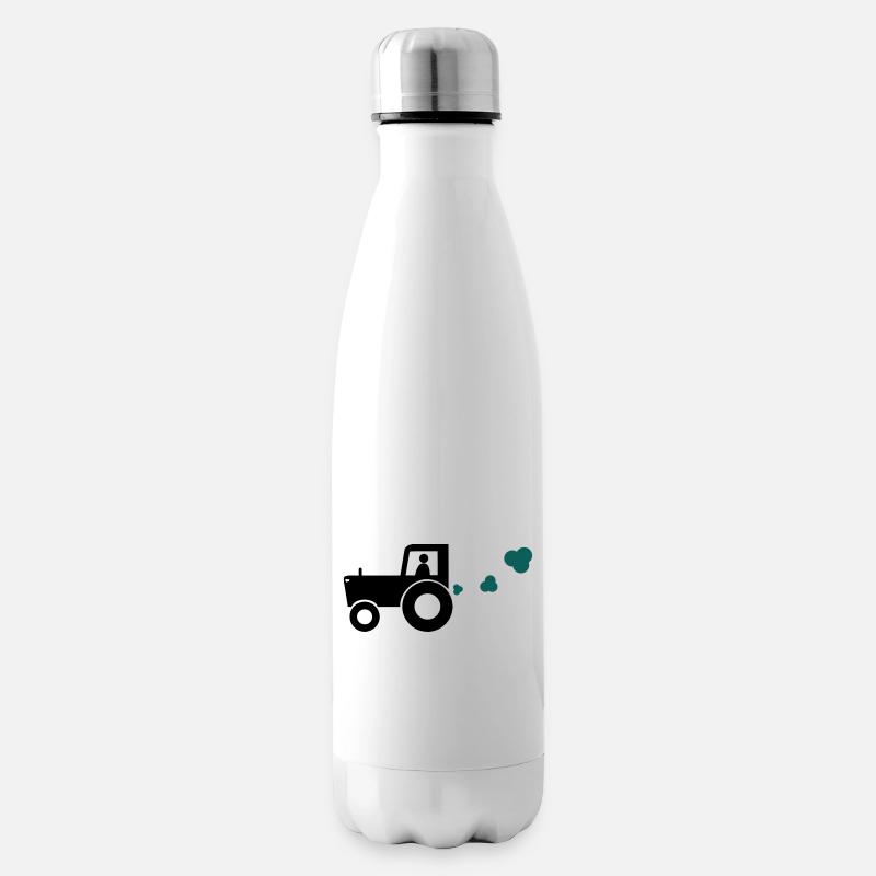 Trecker - Isolierflasche - Weiß