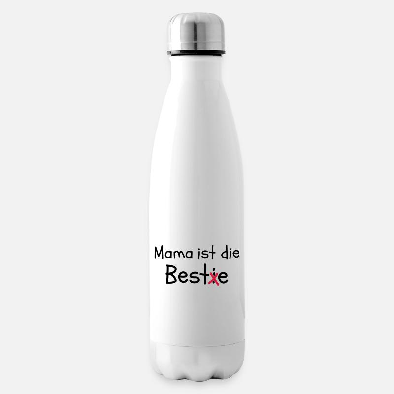 Mama ist die Best(i)e - Isolierflasche - Weiß