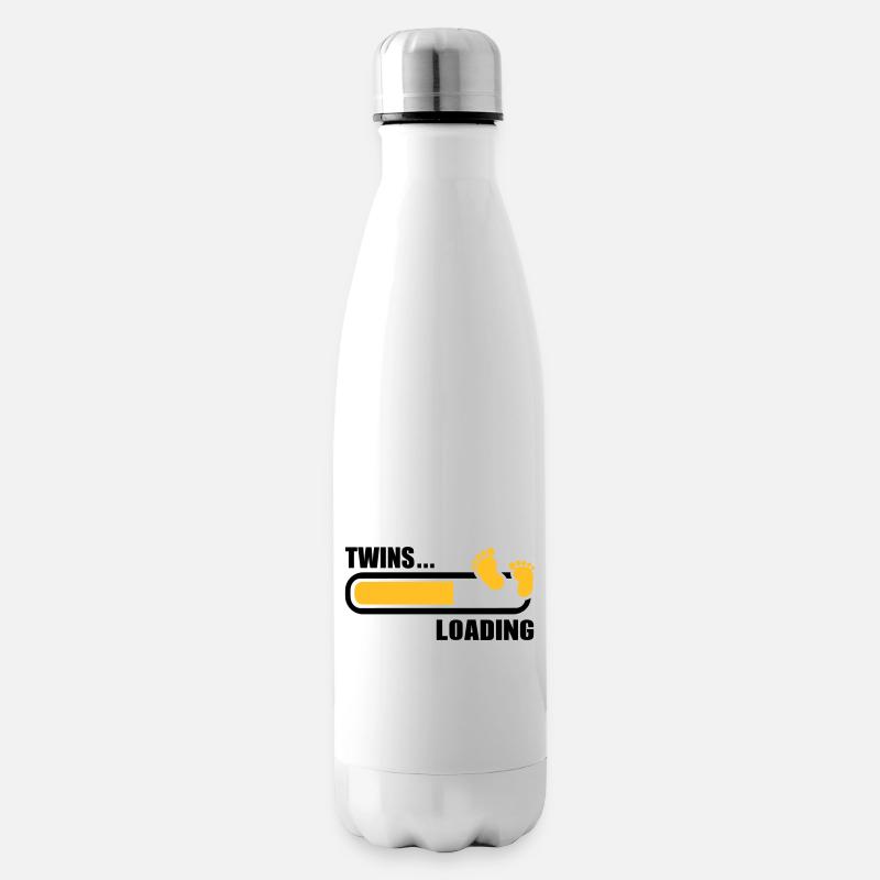 Zwillinge - Isolierflasche - Weiß