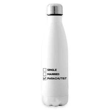 Parachutisme Parachutiste Sport Sportif Athlète - Bouteille isotherme - blanc - Droite