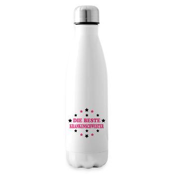 Doktor / Arzt / KRANKENSCHWESTER / physio / - Insulated Water Bottle - white - Right