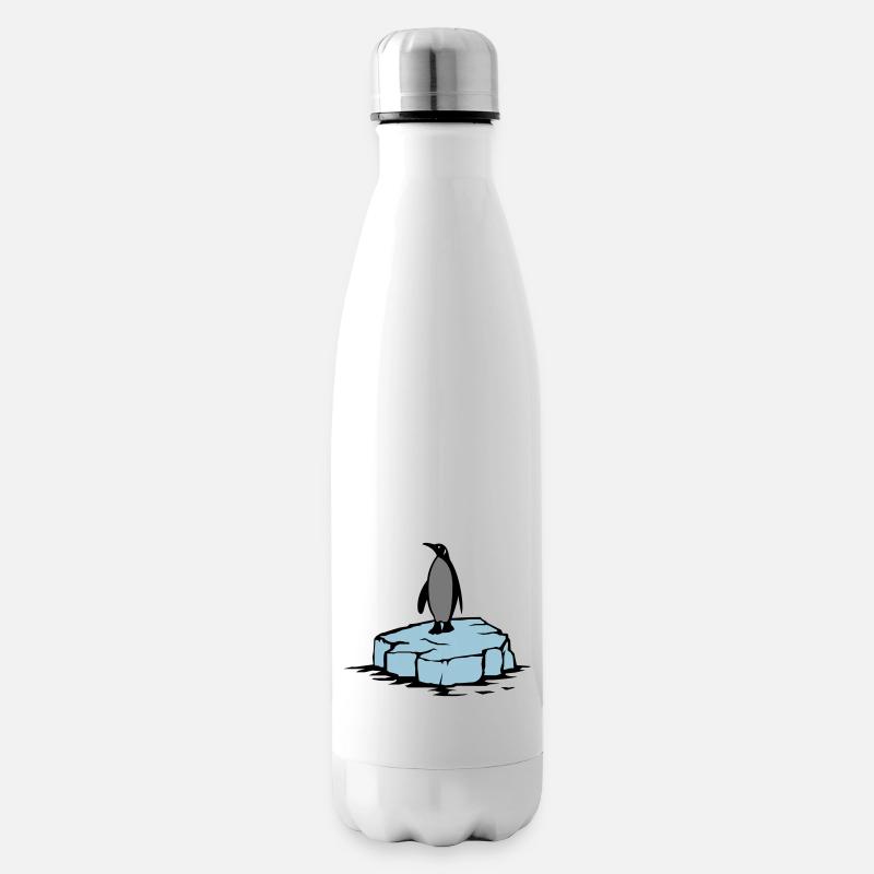 pinguin - Isolierflasche - Weiß