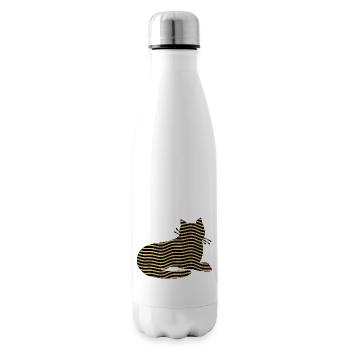 Le chat - Bouteille isotherme - blanc - Droite