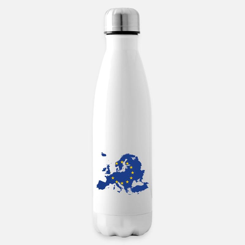Europa - Isolierflasche - Weiß