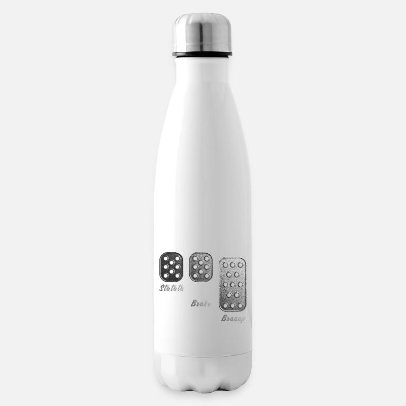 3 Pedals - 1 Love - Isolierflasche - Weiß
