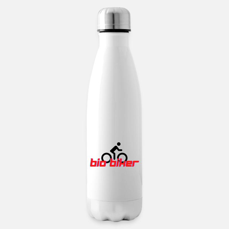 Biobiker - Isolierflasche - Weiß
