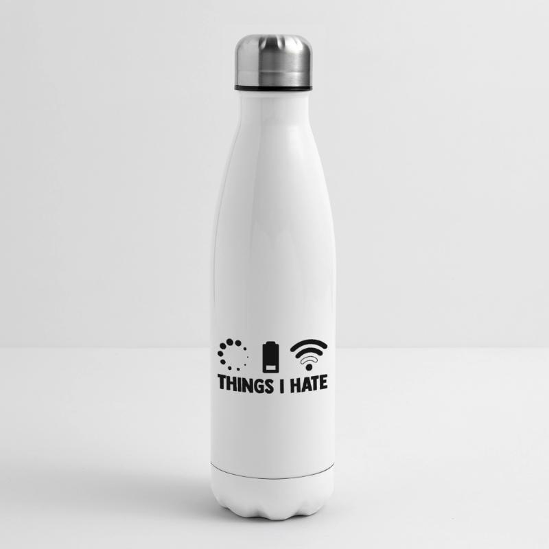 Things I Hate Programmer Coder Coding Developer So Isolierflasche