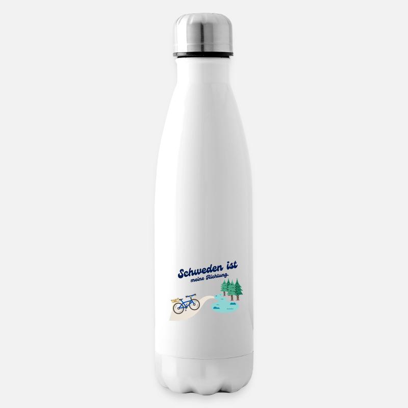 Radreise Schweden - Isolierflasche - Weiß