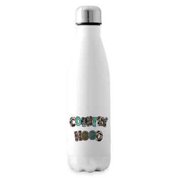 Country Musik ländlich Landei Countrymusiker Mom - Isolierflasche - Weiß - Rechts