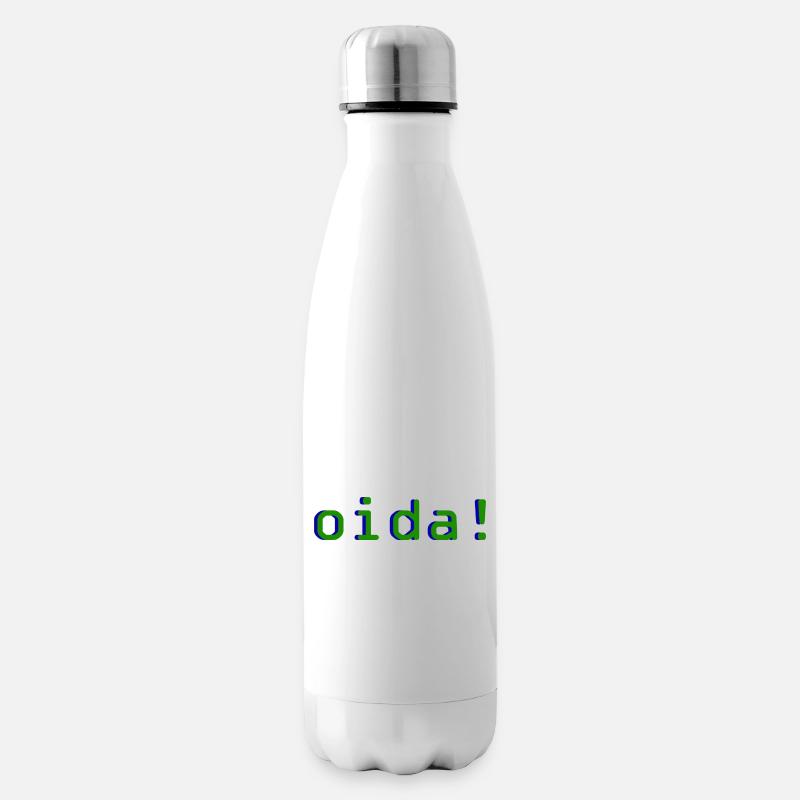 oida! - Isolierflasche - Weiß