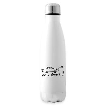 E Auto, nein danke! - Isolierflasche - Weiß - Rechts