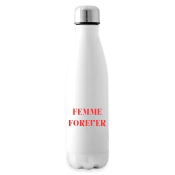 Frau für immer - Isolierflasche - Weiß - Rechts