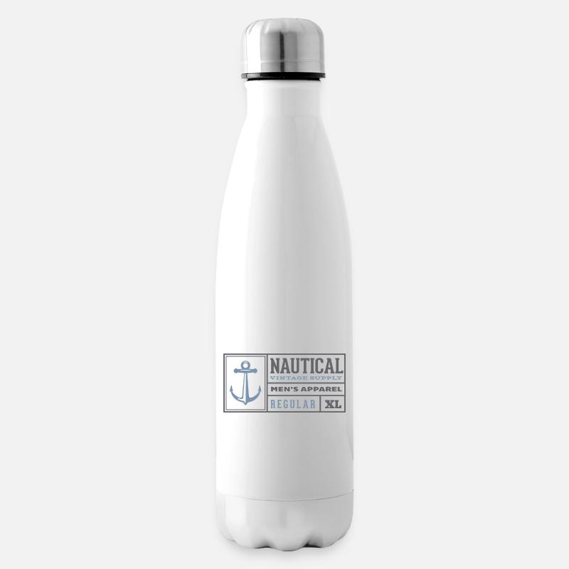 Nautical - Isolierflasche - Weiß