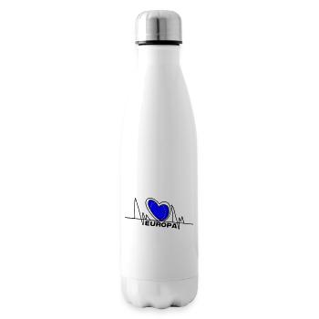 Europa Herzschlag - Isolierflasche - Weiß - Rechts