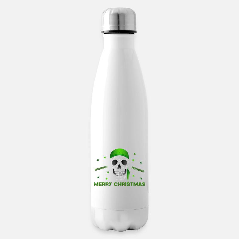 Merry Christmas - Isolierflasche - Weiß