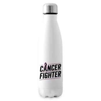 CANCER - Insulated Water Bottle - white - Right