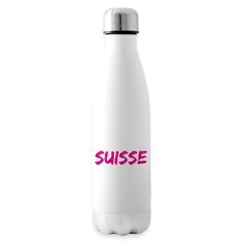 SUISSE. PAYS - Bouteille isotherme - blanc - Droite