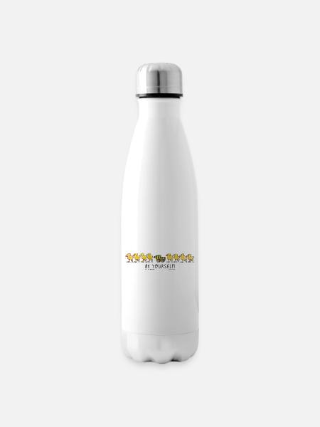 Janosch Tigerente Be Yourself Spruch - Isolierflasche - Weiß