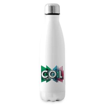 Cool - Wortdesign - Isolierflasche - Weiß - Rechts