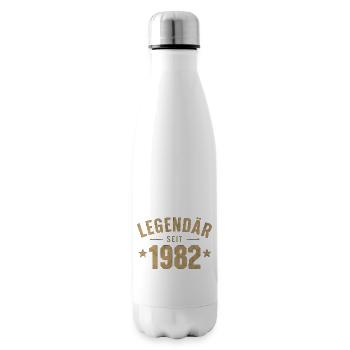 Legendär Seit 1982 - Isolierflasche - Weiß - Rechts