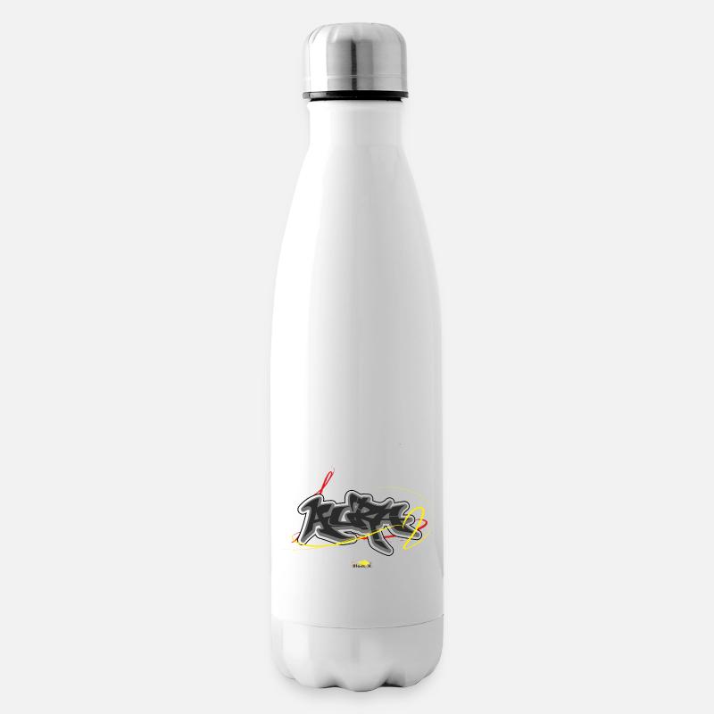 Aura Graffiti - Isolierflasche - Weiß