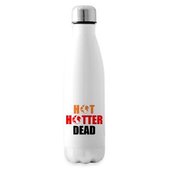 Hot hotter dead - Insulated Water Bottle - white - Right