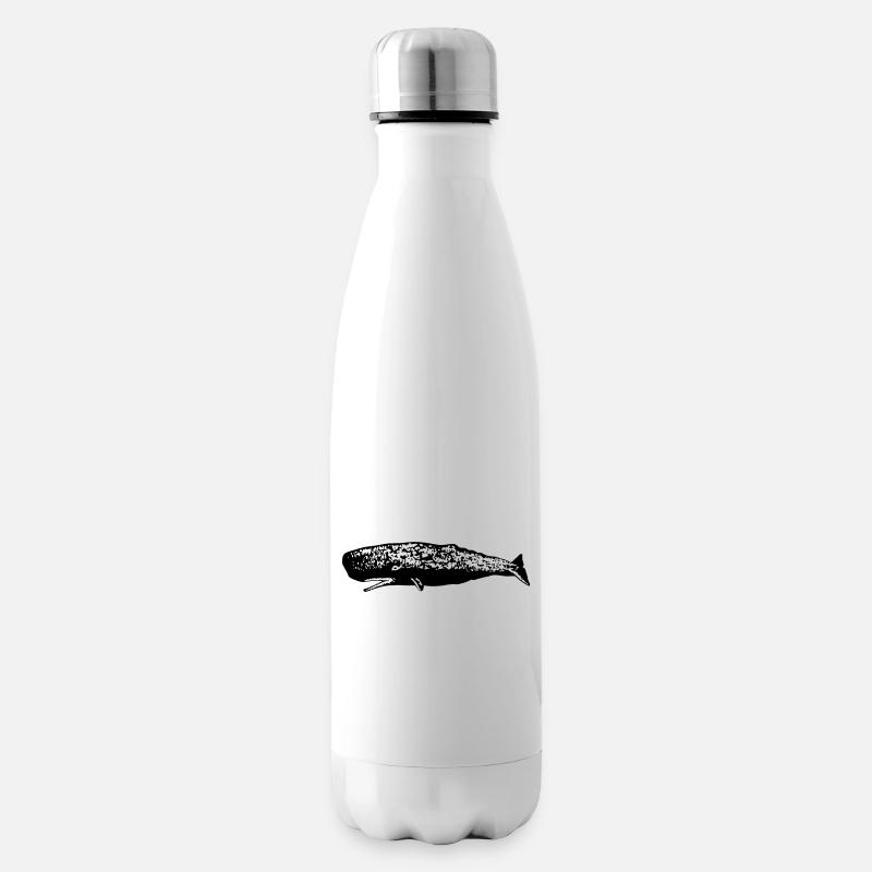 Pottwal - Isolierflasche - Weiß