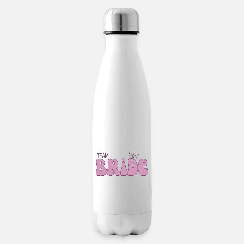 Équipe Bride - Bouteille isotherme - blanc