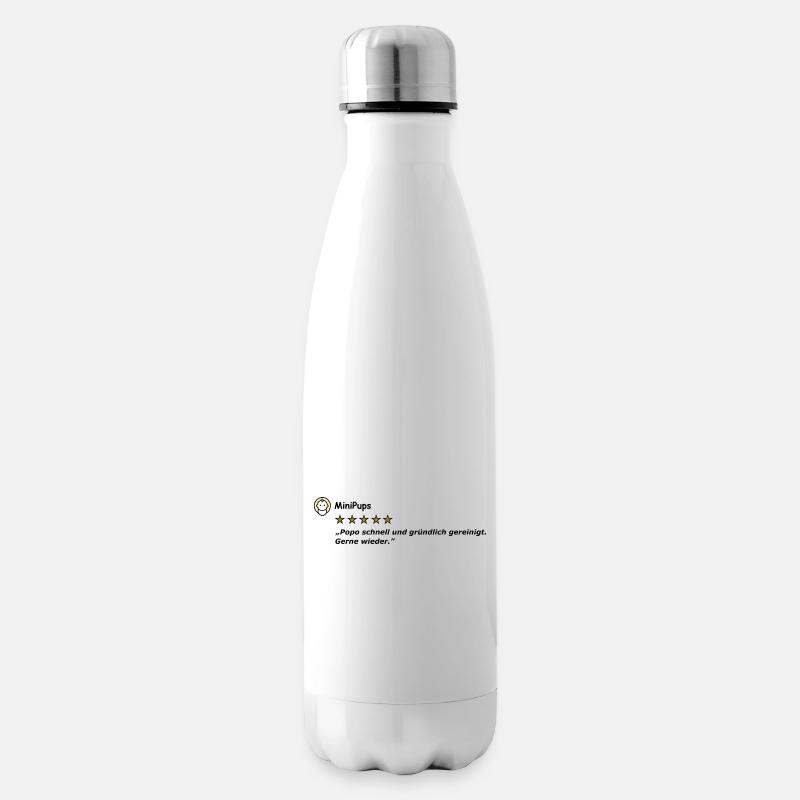 MiniPups - Isolierflasche - Weiß
